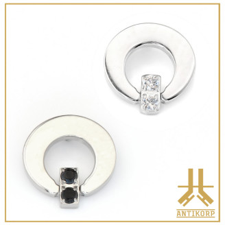 Pétale Trinity Titane F136 interne Swarovski