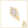 Embout Titane F136 PVD Gold Diamond Cut V2
