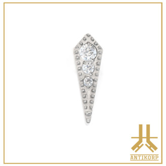Anneau Clicker Or 14K 1.2mm