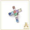 Pétale Trinity Titane F136 interne Swarovski