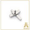 Pétale Trinity Titane F136 interne Swarovski
