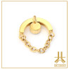 Embout Titane F136 PVD Gold Chain Arch