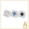 Pétale Trinity Titane F136 interne Swarovski