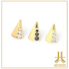 Embout Titane F136 PVD Gold Arrow End V2