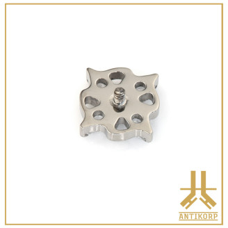 Pétale Trinity Titane F136 interne Swarovski