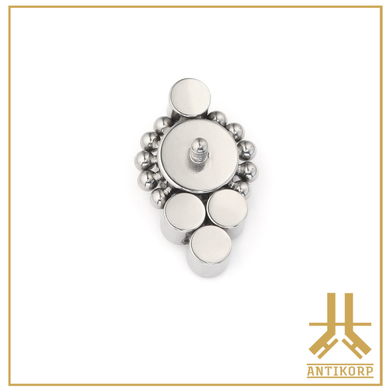 Embout Titane Cluster SunCrown n14 Opale