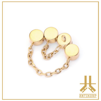 Embout Titane F136 PVD Gold Pilae V4