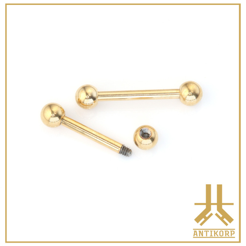 Microbanane Titane F136 PVD Gold EXTERNE