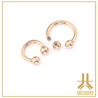 Microbanane Titane F136 PVD Gold EXTERNE