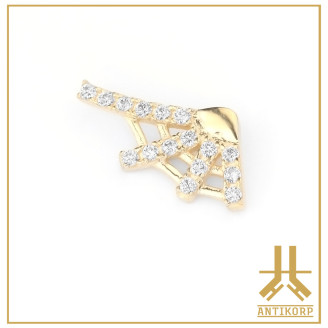 Marquise Or 14K Strass