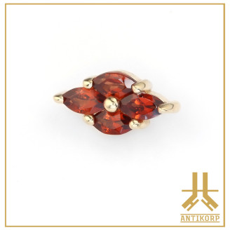 Marquise Or 14K Strass