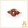 Marquise Or 14K Strass