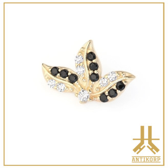 Marquise Or 14K Strass