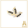 Embout Or 14K Triple Feuille Vissage Interne