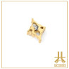 Embout Titane F136 PVD Gold Glyfe Opalite
