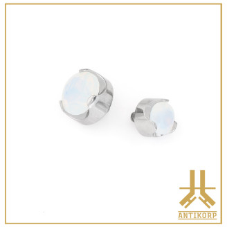 Pétale Trinity Titane F136 interne Swarovski