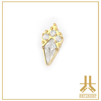 Anneau Clicker Or 14K 1.2mm