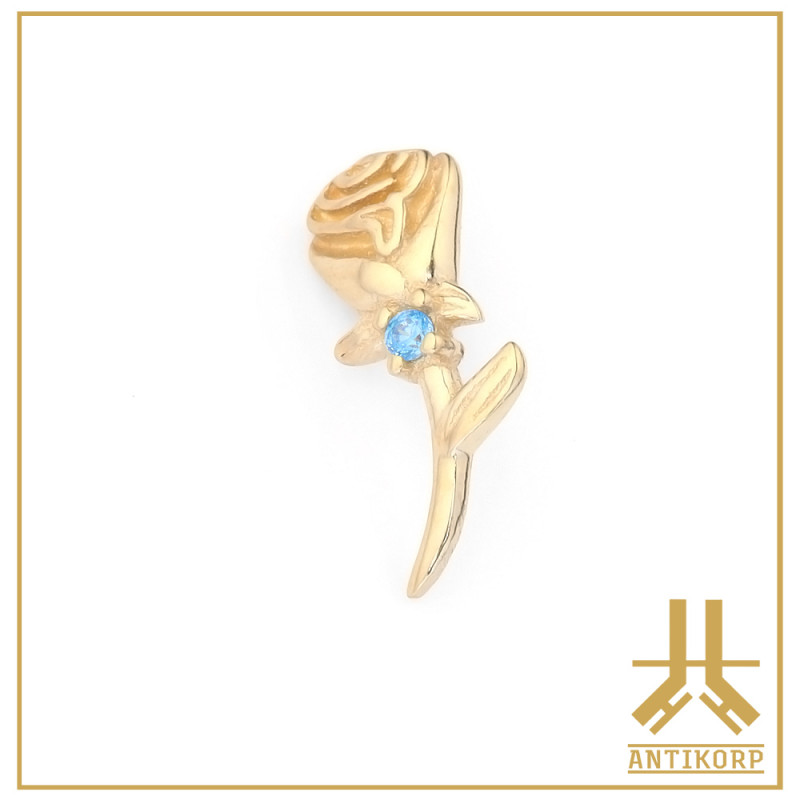 Marquise Or 14K Strass