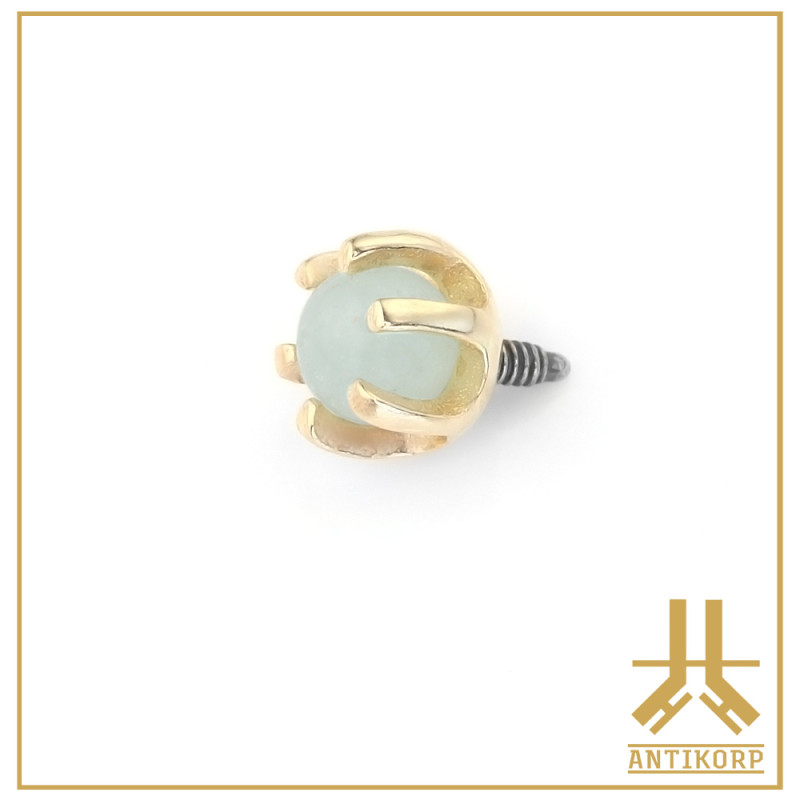 Marquise Or 14K Strass