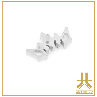 Embout Titane F136 3 Diamonds Cut Crown Diadem