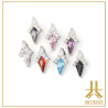 Pétale Trinity Titane F136 interne Swarovski