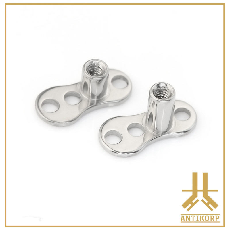 Plateau MicroDermal Filetage 0.9mm Titane F136