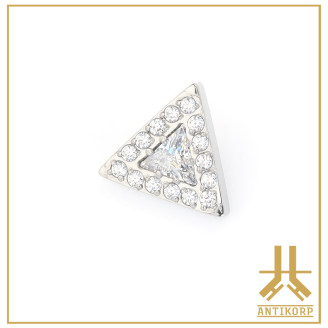 Pétale Trinity Titane F136 interne Swarovski