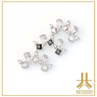 Pétale Trinity Titane F136 interne Swarovski