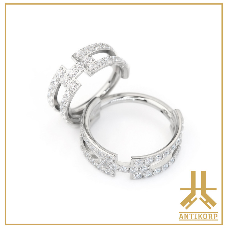 Anneau Clicker Titane F136 Jeweled Link