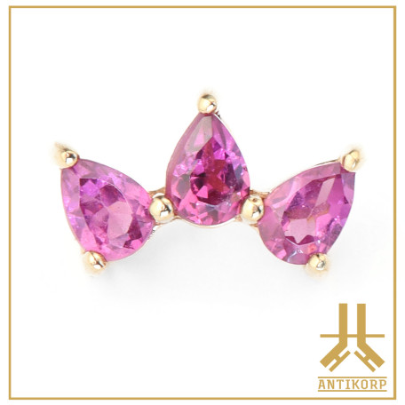 Marquise Or 14K Strass
