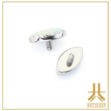 Pétale Trinity Titane F136 interne Swarovski