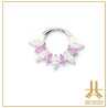 Anneau Clicker 3 Strass Pics
