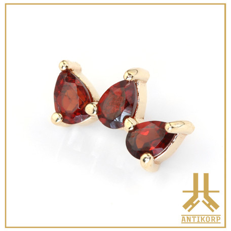 Marquise Or 14K Strass
