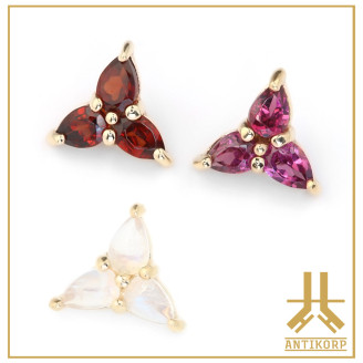 Marquise Or 14K Strass