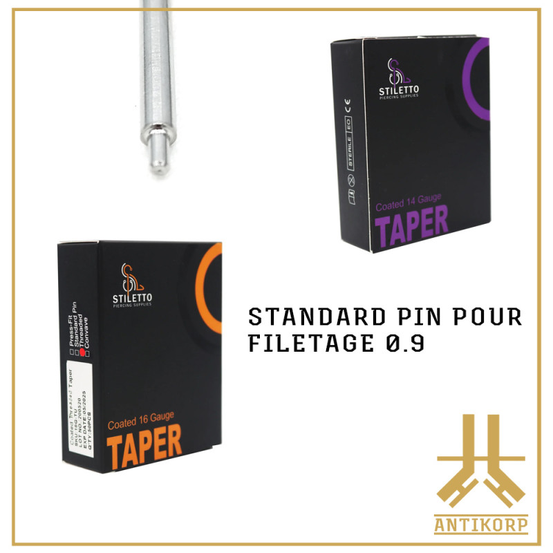 Aiguilles Piercing Stériles STILUS Triple Biseau