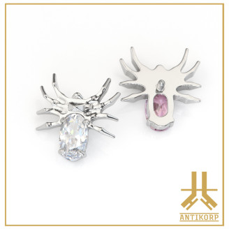 Embout Titane F136 Spider V2 strass