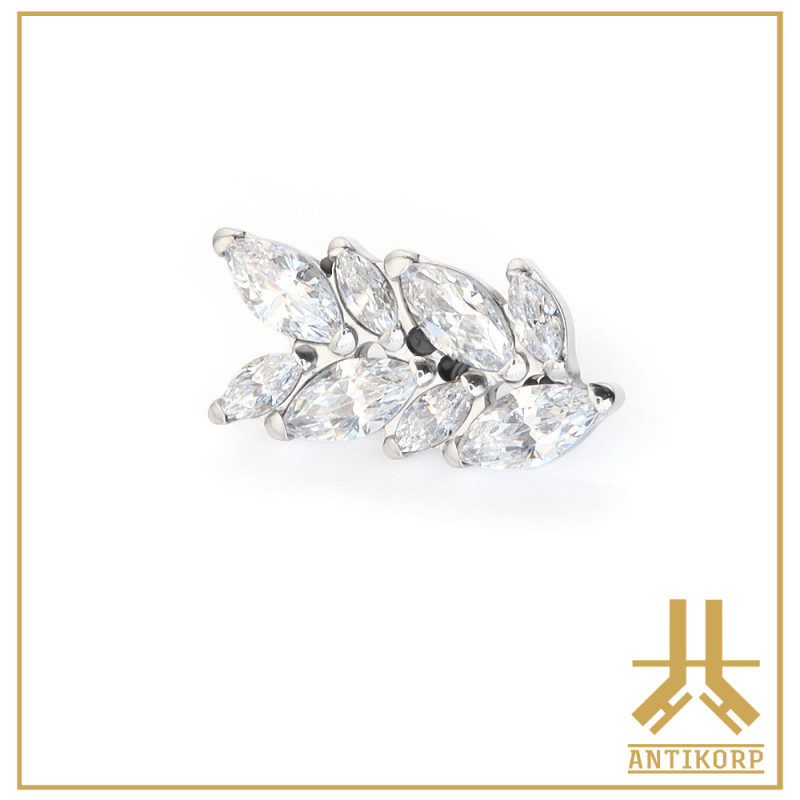 Embout Titane F136 Jeweled Branch V4