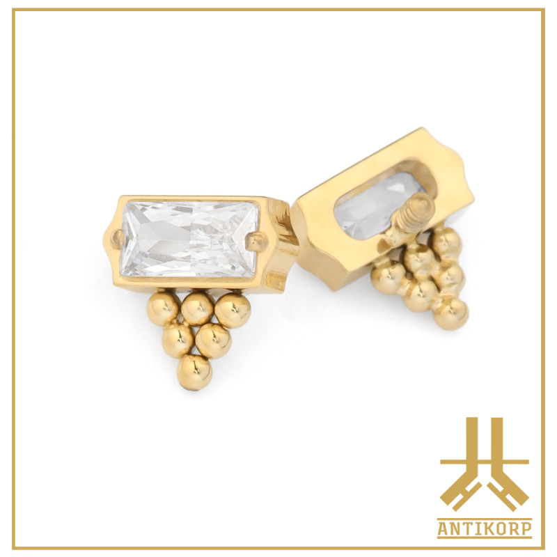 Embout Titane F136 PVD Gold BeaClust n305