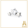Triple Cabochon Titane Opale Strass