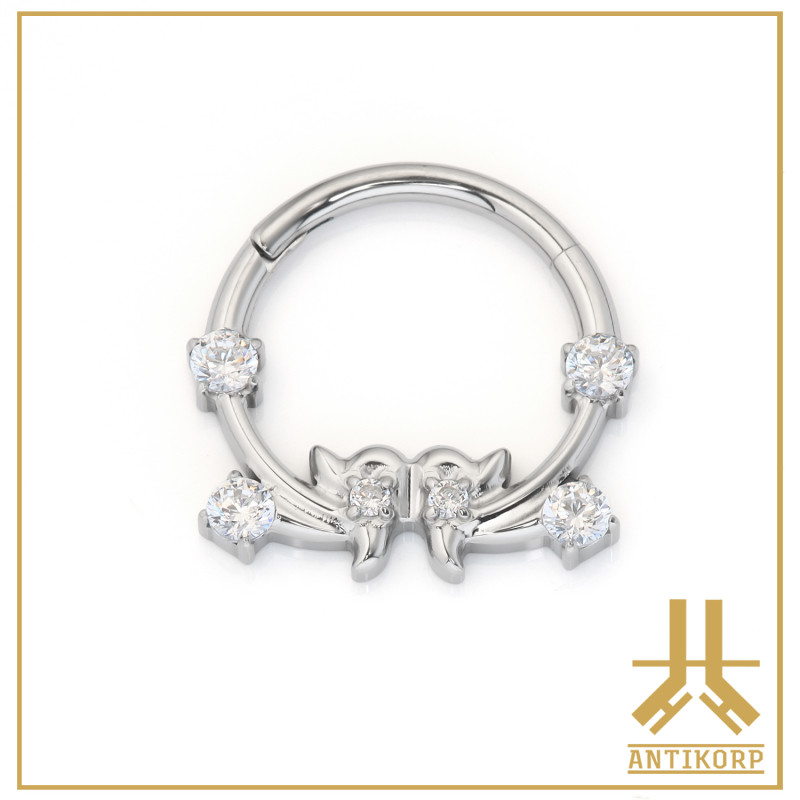 Anneau Clicker Titane F136 Ansa