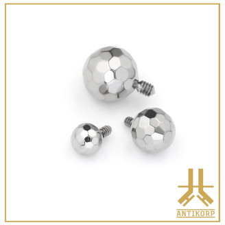 Bille Strass Titane F136 Vissage Interne