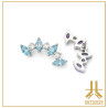 Pétale Trinity Titane F136 interne Swarovski