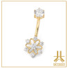 Nombril Titane Interne Strass