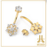 Nombril Titane Interne Strass