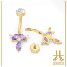 Nombril Titane Interne Strass