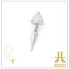 Embout Titane F136 Triangle Spiky Dangle