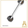 Barbells Titane F136 interne Opales Griffées
