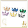 Pétale Trinity Titane F136 interne Swarovski