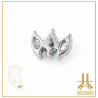 Pétale Trinity Titane F136 interne Swarovski