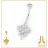 Nombril Titane Interne Strass